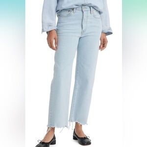 Levi’s ribcage straight ankle jeans